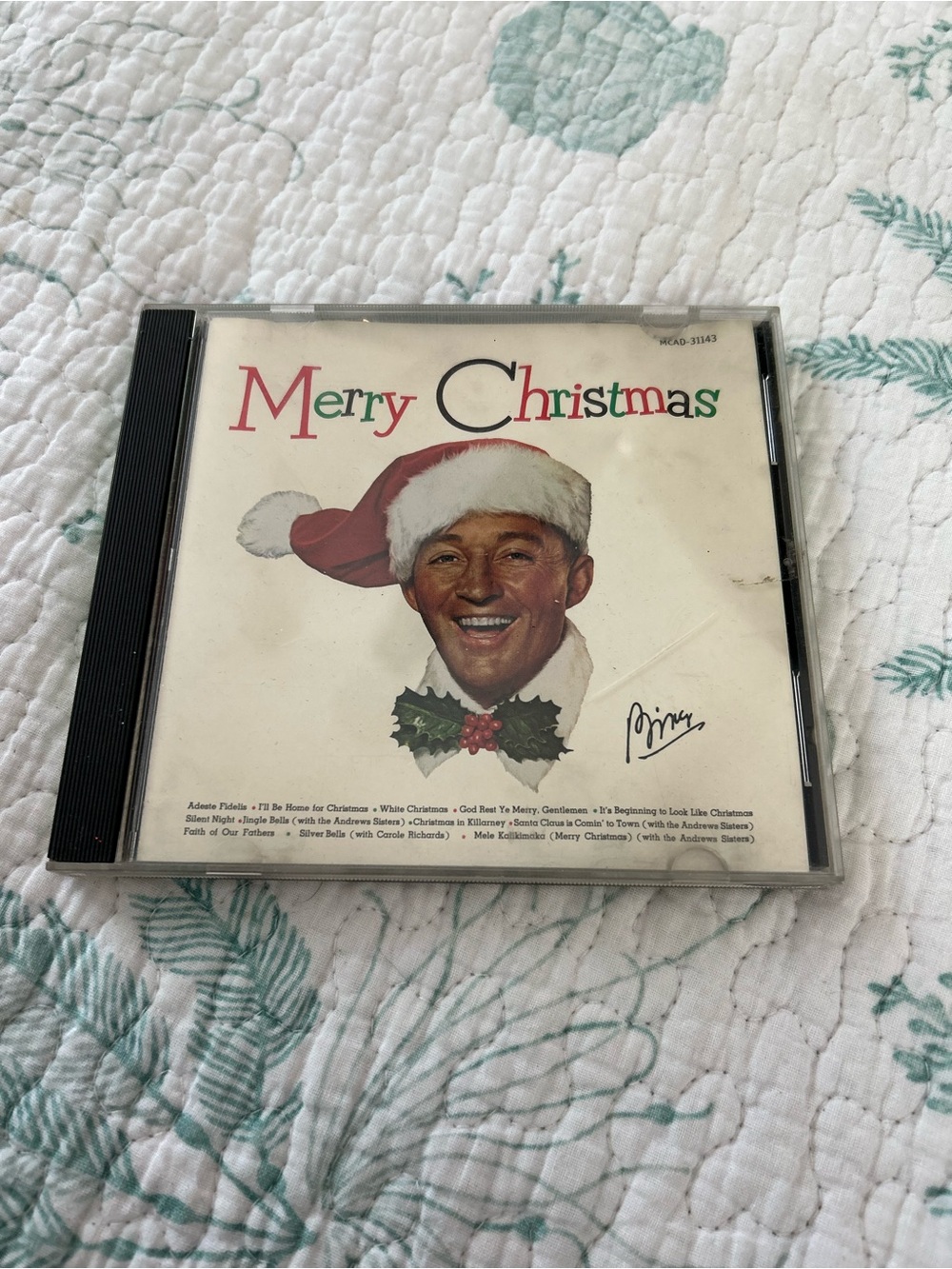 Merry Christmas Holiday CD - Red Santa Hat